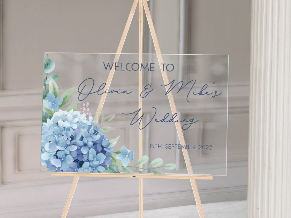 Wedding Personalised Sign Acrylic Personalised Sign